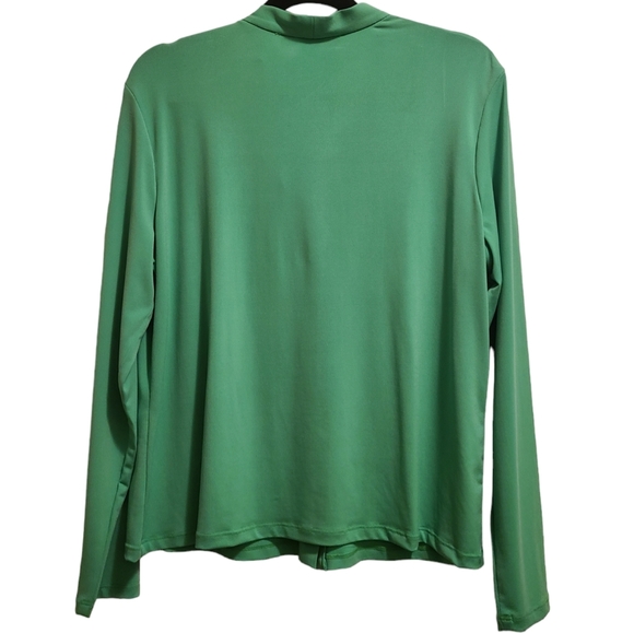 Cydney Mar button-front top 2X - Picture 2 of 4